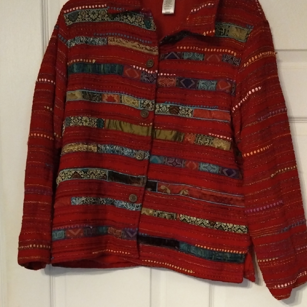 Coldwater Creek Red Jacket